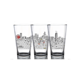 Chicago Pint Glass