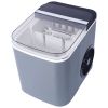 Ice Maker Countertop, Portable Ice Machine, Self-Cleaning Ice Makers with Basket and Scoop, 9 Cubes in 6 Mins, 26 lbs per Day, Ideal for Home, Kitchen